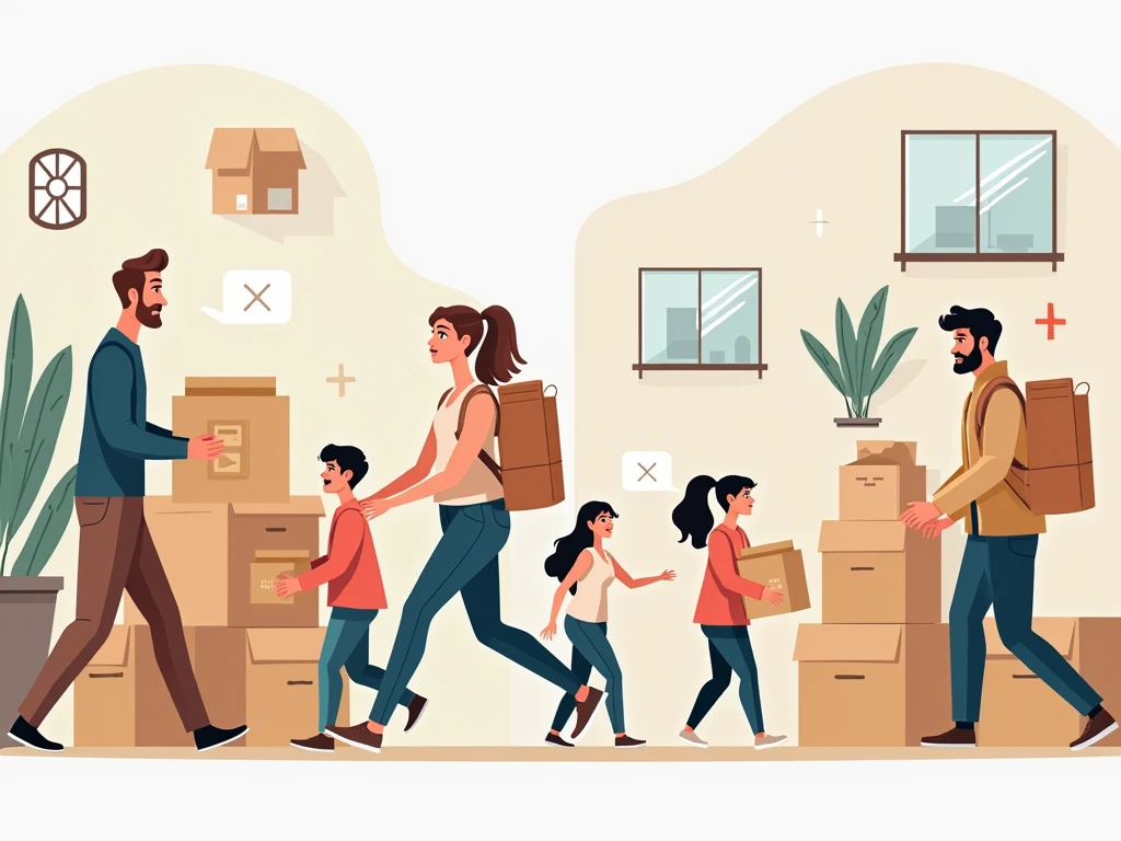 Coordinated moving process